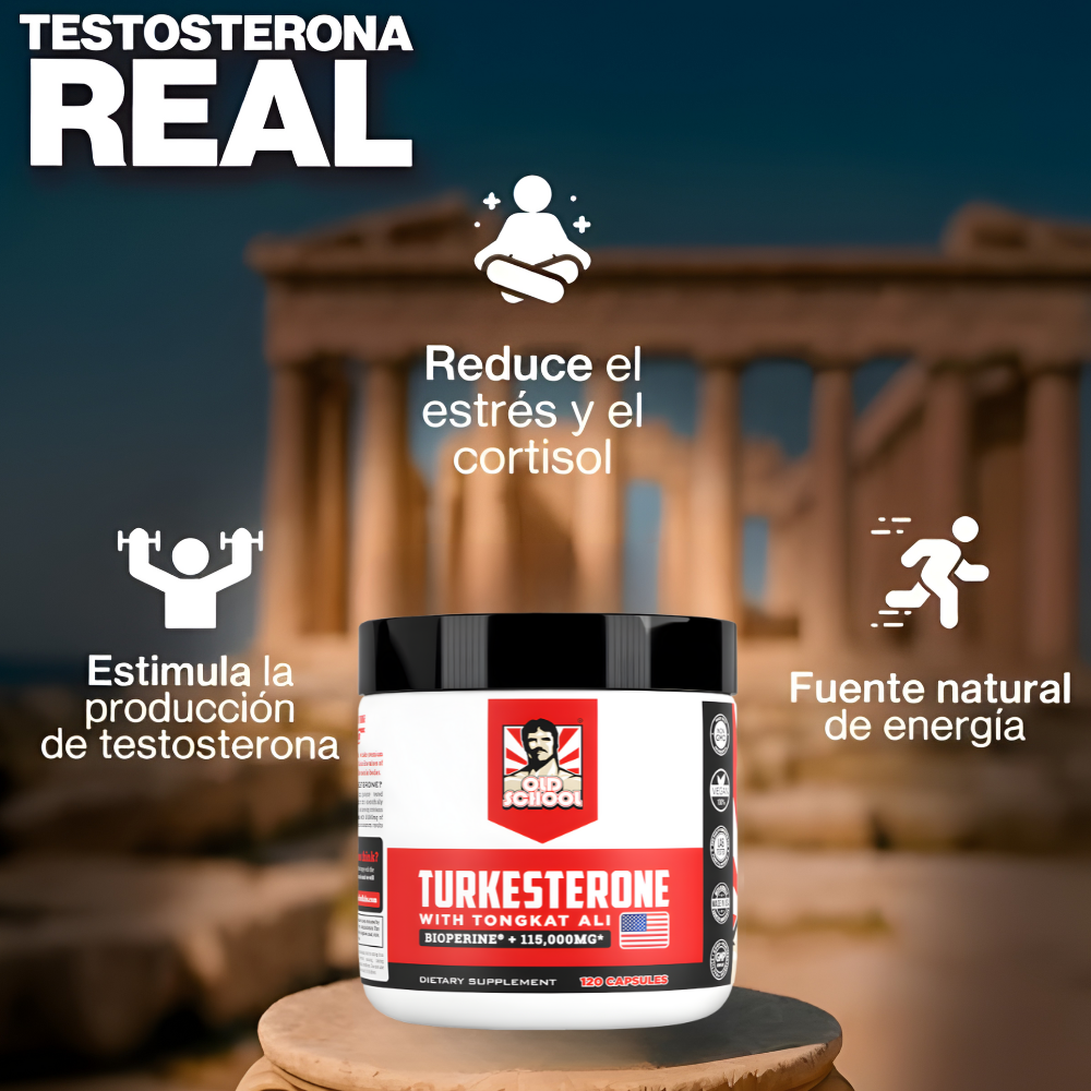 Suplemento Turkesterone 120 Capsulas