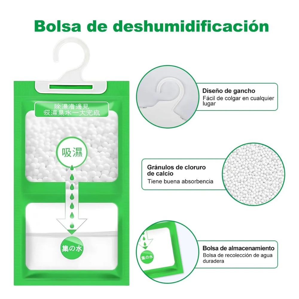 Bolsa Absorbete Humedad Anti Olor