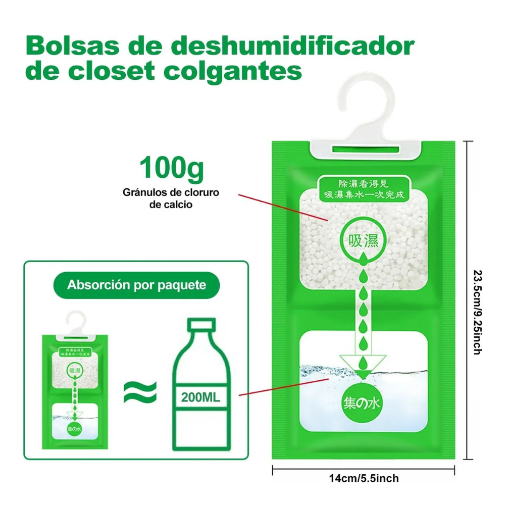 Bolsa Absorbete Humedad Anti Olor